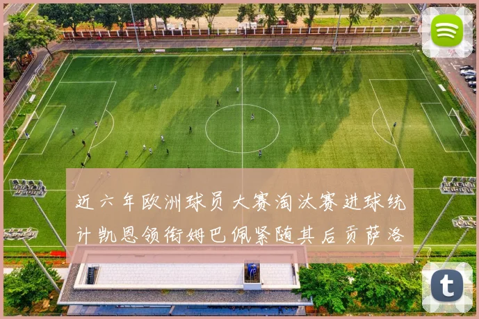 近六年欧洲球员大赛淘汰赛进球统计凯恩领衔姆巴佩紧随其后贡萨洛表现不俗